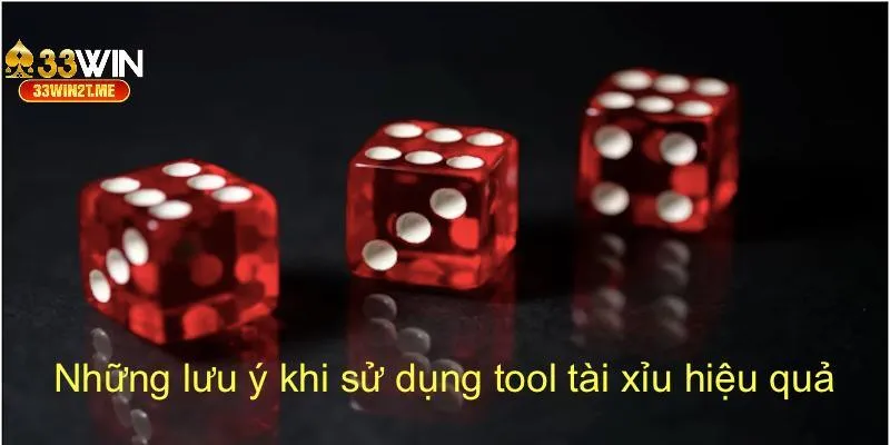 Những điều cần chú ý khi áp dụng tool tài xỉu cho cuộc chơi